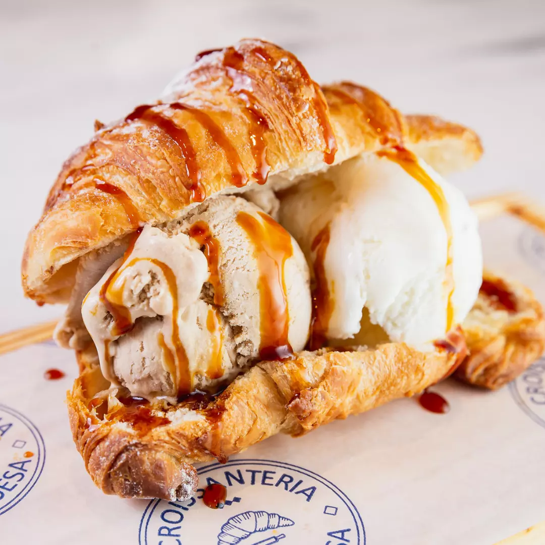 Croissant Ice Cream - Doce de leite & Coco